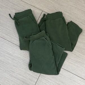 Primark Kids Forest Green Straight Leg Sweatpants
